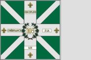 Fahne Standarte Frankreich 103. Infanterie-Regiment bis 1792 150 x 150 cm 