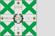 Fahne Standarte Frankreich 111. Infanterie-Regiment bis 1792 150 x 150 cm 