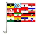 Autoflagge 16 Bundesländer 30 x 40 cm 