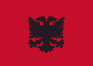 Aufkleber Albanien 12 x 8 cm