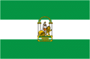 Fahne Andalusien 90 x 150 cm 