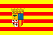 Fahne Aragon (Spanien) 90 x 150 cm 