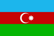 Fahne Aserbaidschan 60 x 90 cm 