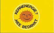 Fahne Atomkraft - Nein Danke! niederländisch 90 x 150 cm 