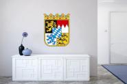 Wandtattoo Bayern Wappen Color 