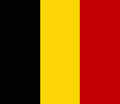 Fahne Belgien mit Hohlsaum 90 x 150 cm 