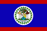 Miniflag Belize 10 x 15 cm 