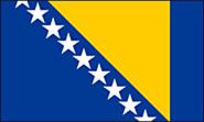 Fahne Bosnien-Herzegowina 60 x 90 cm 