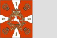 Fahne Standarte Braunschweig Regiment von Specht Regimentsfahne 120 x 140 cm 