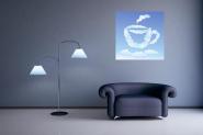 Wandbild Cloudy cup of tea 