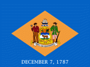 Miniflag Delaware 10 x 15 cm 