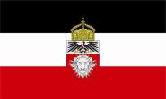 Fahne Deutsch Ostafrika mit Krone 90 x 150 cm 