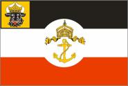 Fahne Dienstflagge der Marine Mecklenburg-Schwerin 90 x 150 cm 