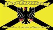 Fahne Dortmund Kreuz 150 x 250 cm 