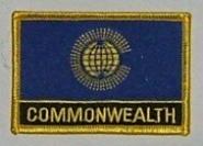Aufnäher Commonwealth mit Schrift 