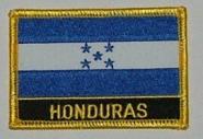 Aufnäher Honduras mit Schrift 