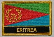 Aufnäher Eritrea mit Schrift 