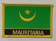 Aufnäher Mauretanien mit Schrift 