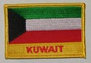 Aufnäher Kuwait mit Schrift 