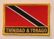 Aufnäher Trinidad & Tobago mit Schrift 
