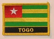 Aufnäher Togo mit Schrift 
