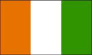 Miniflag Elfenbeinküste 10 x 15 cm 