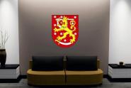 Wandtattoo Finnland Wappen Color 