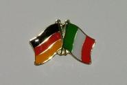 Freundschaftspin Deutschland - Italien 25 x 15 mm 