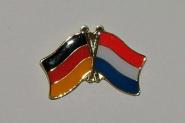 Freundschaftspin Deutschland - Niederlande 25 x 15 mm 