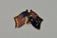 Freundschaftspin USA - Australien 25 x 15 mm 