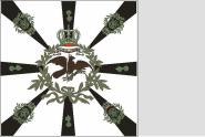 Fahne Standarte des Garde-Grenadier-Regiment Nr. 5 Füsiliere 150 x 150 cm 