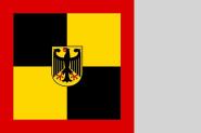 Fahne Standarte des Generalinpekteurs der Bundeswehr 125 x 125 cm 