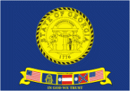 Flagge Georgia 2001 