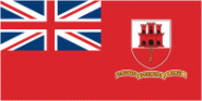 Flagge Gibraltar Handel 