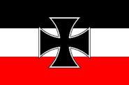 Miniflag Gösch Kriegsmarine 10 x 15 cm 