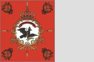 Fahne Standarte Grenadier-Regiment König Friedrich Wilhelm II Nr. 10 140 x 160 cm 