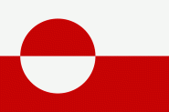 Fahne Grönland 90 x 150 cm 