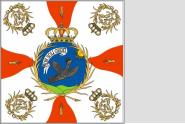 Fahne Standarte Großes Grenadier-Bataillon Nr. 68 Leibfahne 150 x 150 cm 