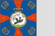 Fahne Standarte Großes Grenadier-Bataillon Nr. 68 Regimentsfahne 150 x 150 cm 