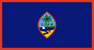 Fahne Guam 90 x 150 cm 
