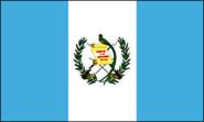 Aufkleber Guatemala mit Wappen 8 x 5 cm
