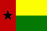 Miniflag Guinea - Bissau 10 x 15 cm 
