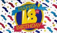 Miniflag Happy Birthday 18 10 x 15 cm 