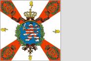 Fahne Standarte Hessen 1. Infanterie-Regiment I. und II. Batailllon 150 x 150 cm 