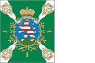 Fahne Standarte Hessen Grenadier Regiment von Rall Kompaniefahne 120 x 140 cm 