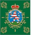 Fahne Standarte Hessen Regiment Prinz Carl Kompaniefahne 120 x 140 cm 