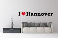 Wandtattoo I Love Hannover 