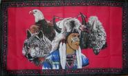 Fahne Indianer Buffalo 90 x 150 cm 