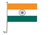 Autoflagge Indien 30 x 40 cm 