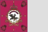 Fahne Standarte Preussen des Infanterie-Regimentes Nr. 14 120 x 140 cm 